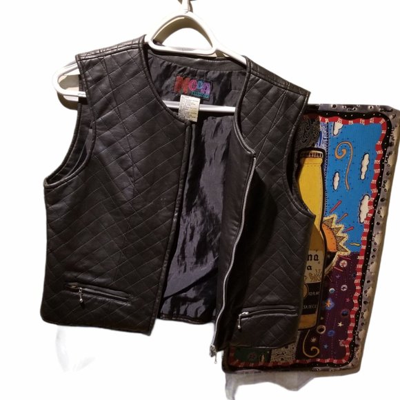 BB DAKOTA Quilted Moto Vest (Size L) - Picture 4 of 4